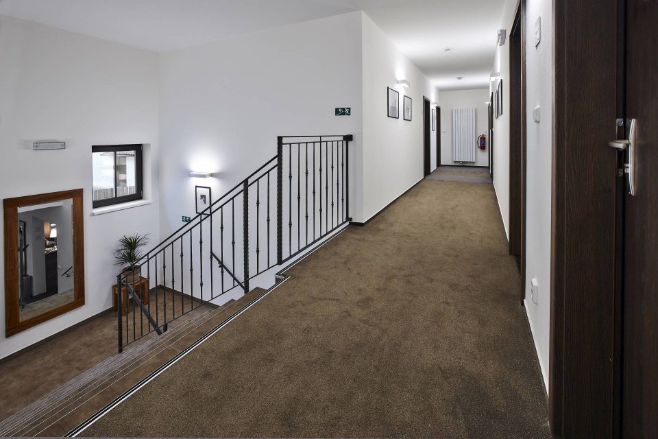Corridor to the rooms
