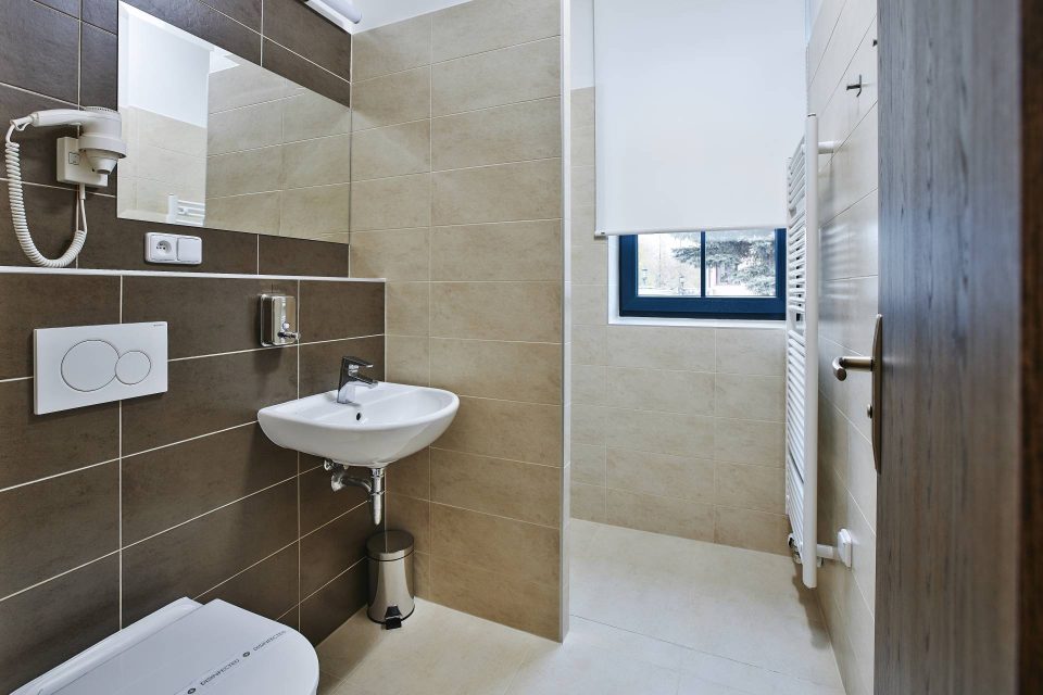 Bathroom of the accessible room